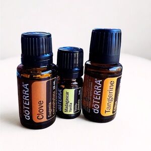 doTERRA Winter Simmer Pot Trio 🌿 Clove 15ml + Vanilla 5ml + Tangerine 15ml | New